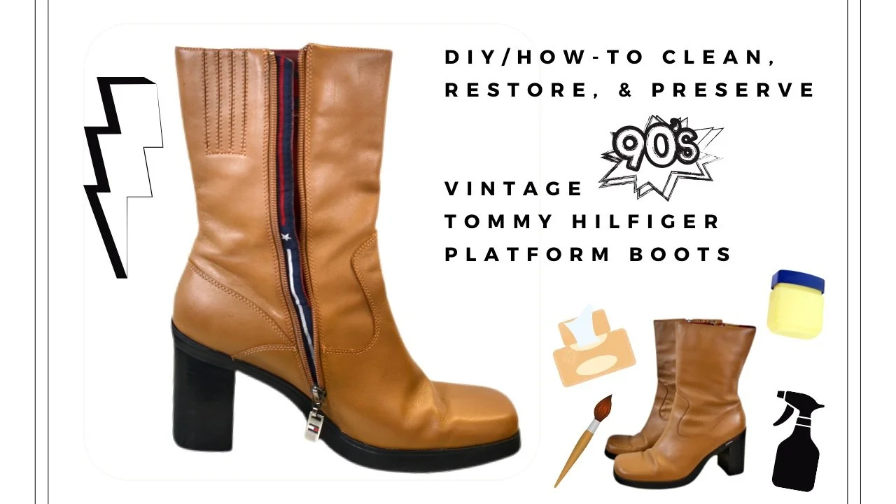DIY/HOW-TO CLEAN, RESTORE, & PRESERVE VINTAGE LEATHER.