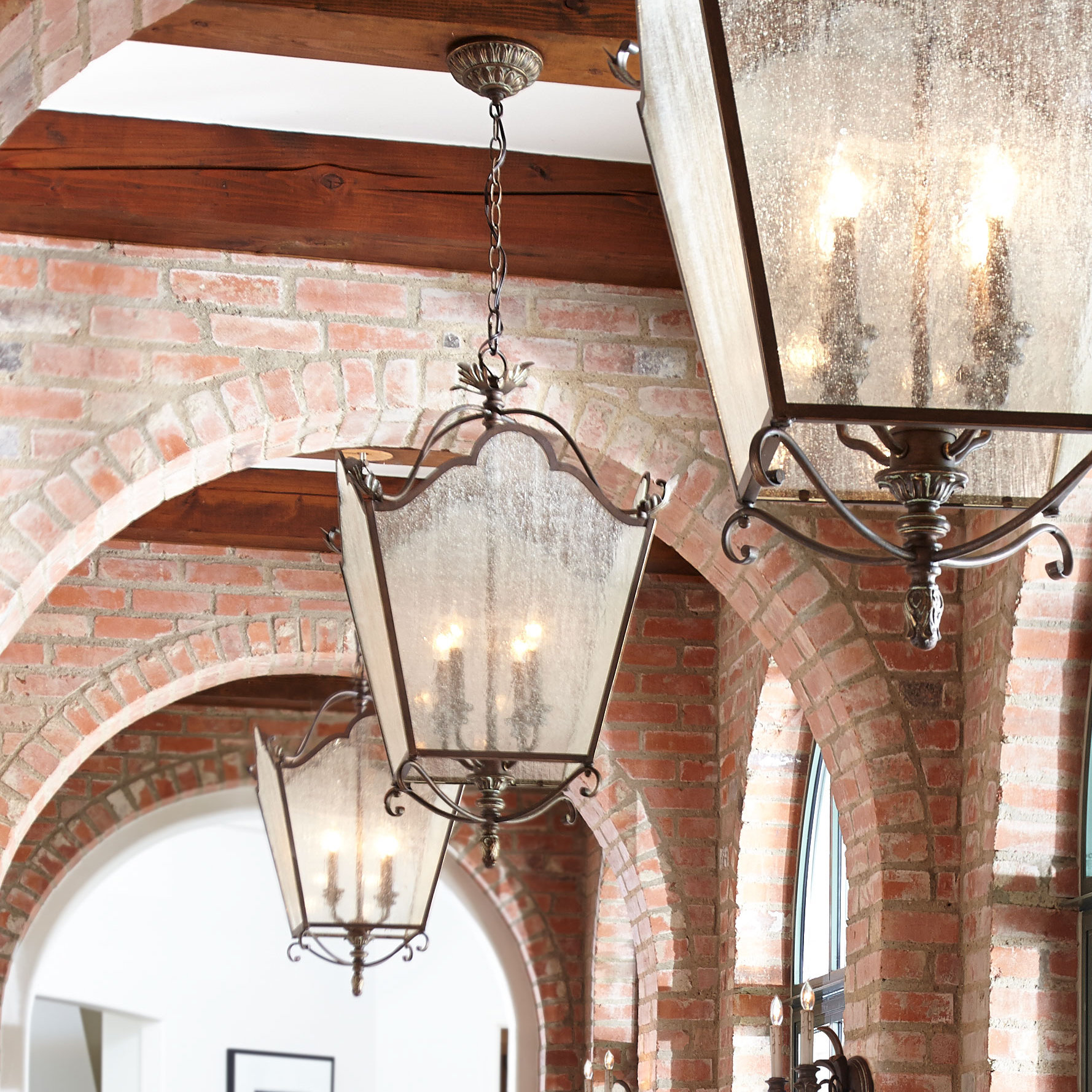 Kelly Clarkson Home 4-bulb outdoor hanging lantern for European porch or pergola