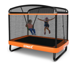 GYMAX 6 ft kids trampoline with swing and safety enclosure Walmart deal