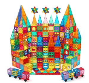 Magnetic building tiles educational toy for kids Walmart deal