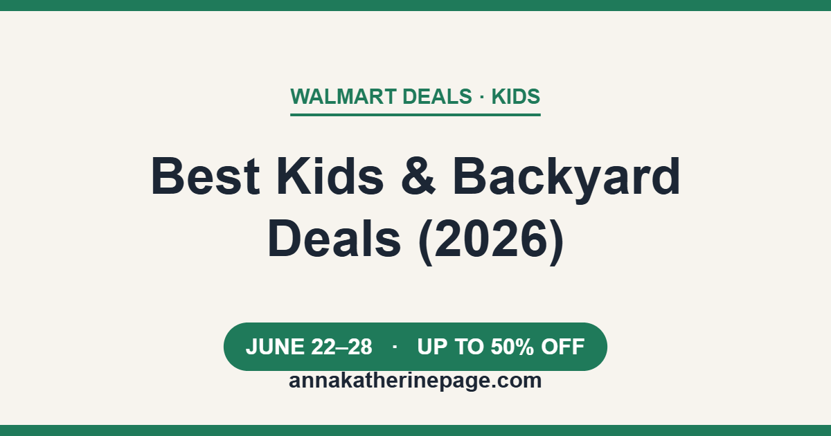 Best Walmart Kids Deals 2026 (Deals & More Sale)