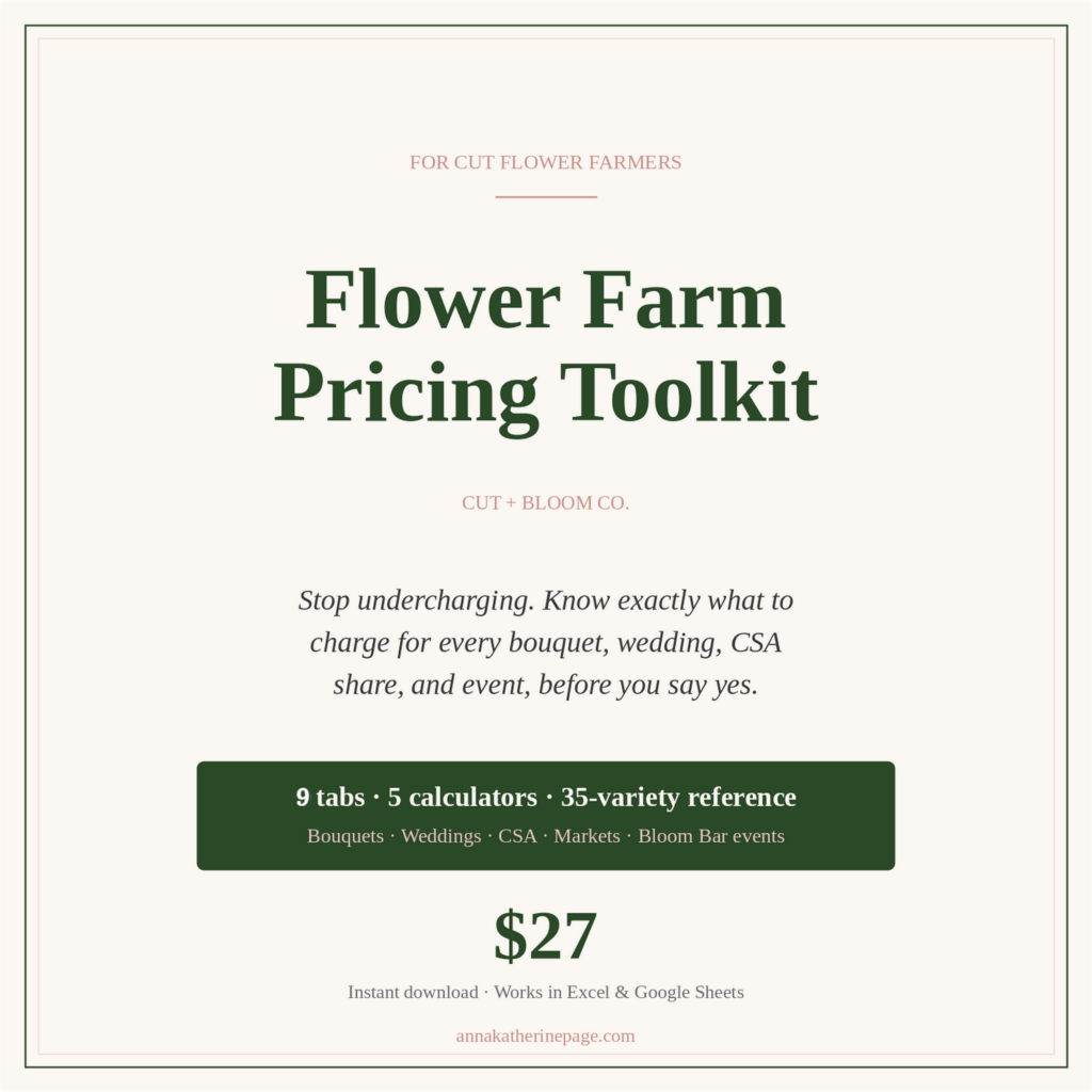 Flower Farm Pricing Toolkit