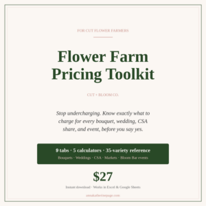 Flower Farm Pricing Toolkit