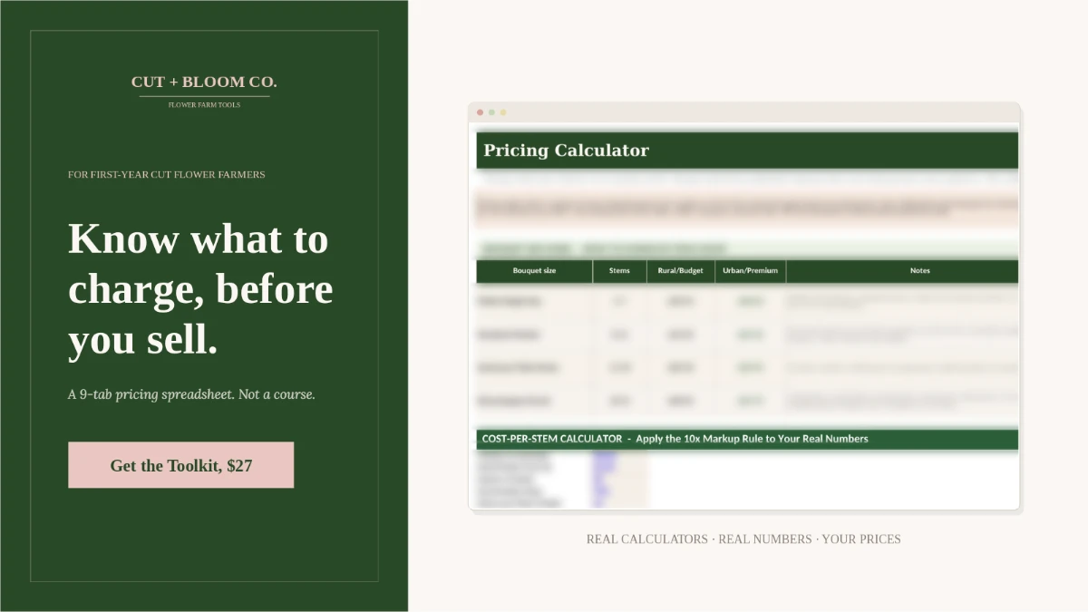 Flower Farm Pricing Toolkit